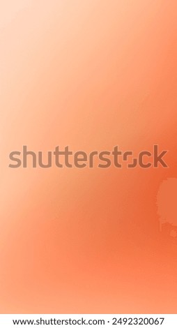 Abstract orange-pink gradient background. Abstract peach fuzz color gradient background. Peach color noise backdrop template