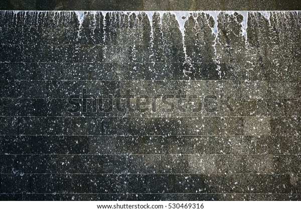 Abstract Outdoor Waterfall Wall Background Stock Photo Edit Now 530469316