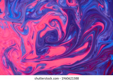 Abstract paint color background. Exoplanet cosmic sea pattern, paint stains. Marbleized effect. Background with abstract swirling paint effect. Liquid acrylic picture with flows and splashes. Mixed - Shutterstock ID 1960621588