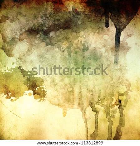 Abstract painted grunge background