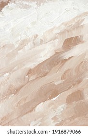 Abstract painting background, acrylic texture pastel beige color. - Shutterstock ID 1916879066