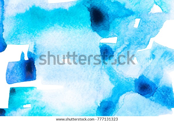 Abstract Painting Dark Light Blue Paint Stock Photo Edit Now