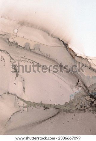 Abstract pale pink art with beige, violet and green — beige marble background. Beautiful smudges and stains made with alcohol ink. Pink with beige fluid art texture resembles watercolor or aquarelle.