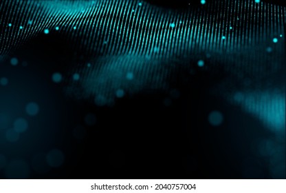 Abstract Particle Background with Spheres - Shutterstock ID 2040757004