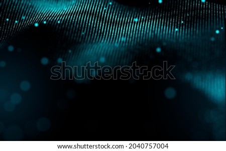 Abstract Particle Background with Spheres