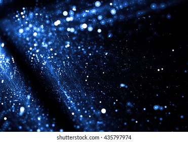 abstract particles background with bokeh - Shutterstock ID 435797974
