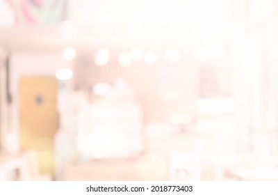 Abstract Pastel Pink Blurry Focus Beauty Salon Cosmetic Shop Bokeh Background. Business Glow Concept Summer Sale Product Wallpaper Office Window Light Texture Of Sparkle Bacground Transparent.