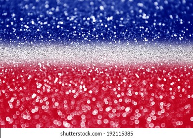 Abstract Patriotic Red White And Blue Glitter Sparkle Background