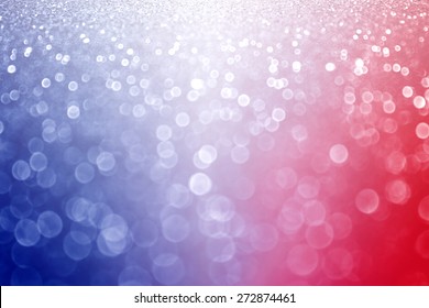 Abstract Patriotic Red White And Blue Glitter Sparkle Background