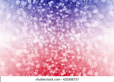 Abstract Patriotic Red White And Blue Glitter Sparkle Background