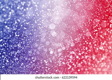 Abstract Patriotic Red White And Blue Glitter Sparkle Background