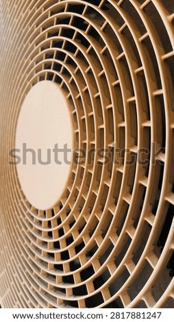 Abstract Pattern of an AC Condenser Fan Grill