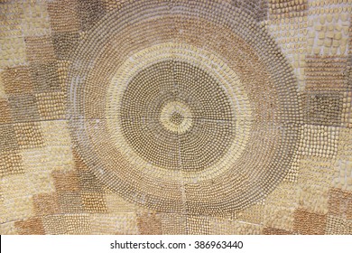 Abstract pattern background made by different seeds.