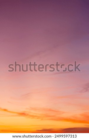 Abstract and pattern of cloud sky Calming coral, Orange, Trend color of the year background, Pattern of colorful cloud and sky sunset or sunrise: Dramatic sunset in twilight, Beautyful of sky