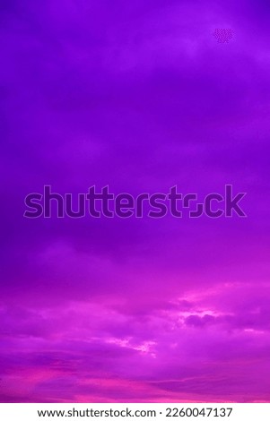 Abstract and pattern of cloud sky, Velvet violet, Velvet Purple, Trend color of the year background, Pattern of colorful cloud and sky sunset or sunrise: Dramatic sunset in twilight, Beautyful of sky