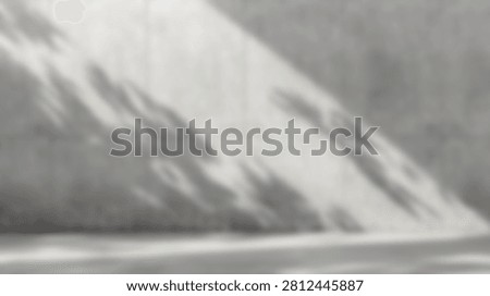 Abstract pattern of light and shadow cast on a textured gray surface, creating a dynamic visual effect.