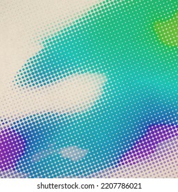 abstract pattern on paper texture, colorful halftone background