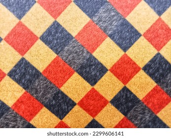 abstract pattern in rectangle with mix color