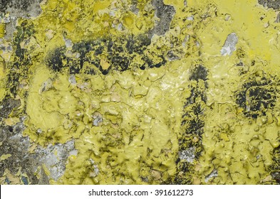 Abstract pattern and texture from defaced public park, playground structures / Abstract background / Painted concrete multi-tier tunnels