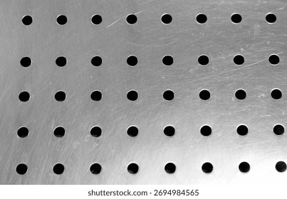 Abstract patterned surface with seamless circular stainless steel