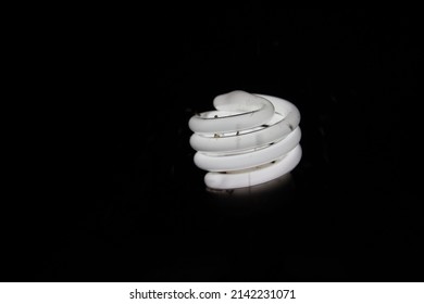 Abstract Photo One Light Bulb Illuminated Against A Black Background. Convey An Idea Spark Ideas To Be Disturbed By Something With Copy Space For Artwork.