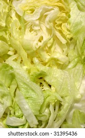 Abstract Photo Of Shredded Lettuce