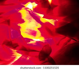 Abstract Photography. Red Petals Of Tulips On The Lumen. Background.