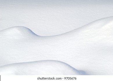 Abstract Picture Of Some Snow Drift