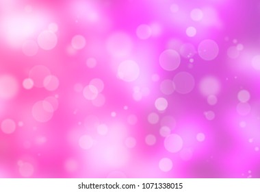 Abstract Pink Bukeh Background