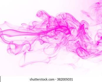 Abstract Pink Smoke On White Background Stock Photo 382005031 ...