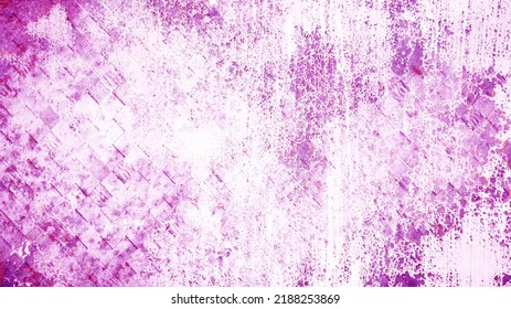 Abstract Pink White Spotty Grunge Old Aged Peeled Off Metal Steel Cubes Blocks Wall Texture - 3D Rendering Background Creative Design