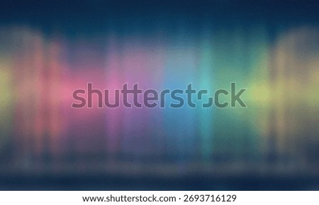 Abstract, pixelated background with vibrant, vertical streaks of rainbow colors against a dark blue, textured backdrop, evoking a digital aurora borealis effect.