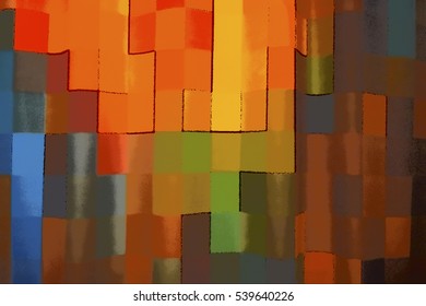 Abstract Pixelated Pattern - Background or Wallpaper