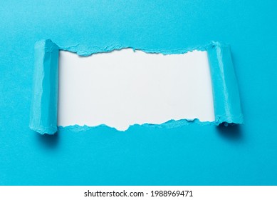 Abstract plain tear paper showing background conspectus flat sheet presenting another backdrop Outline pad exhibiting real history broken note reveal behind