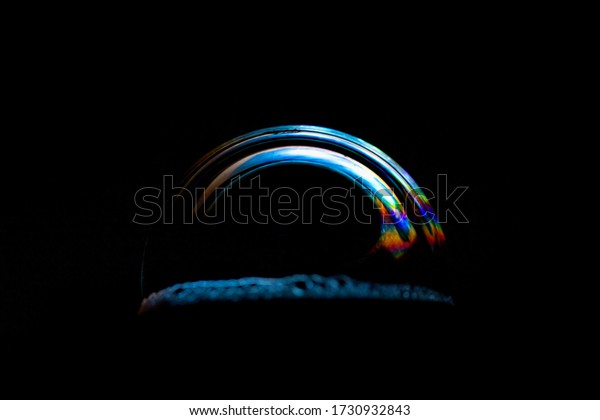 abstract planet in
space on a black
background