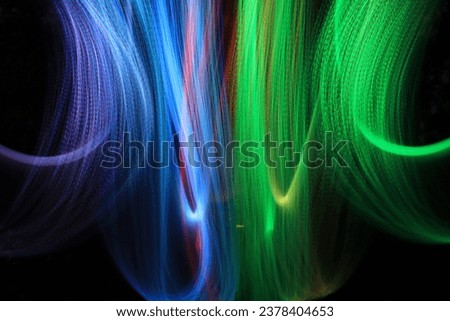 abstract, playing with light, spectral.