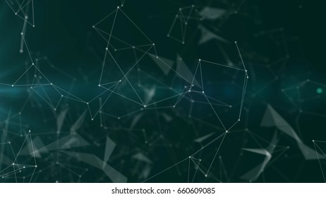 Abstract Plexus Background. Hi Tech Digital Background.