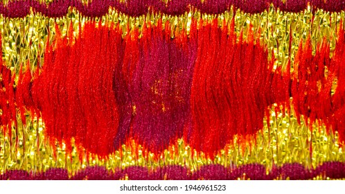Abstract plexus of threads of different bright colors. existing in thought or as an idea but not having a physical or concrete existence.