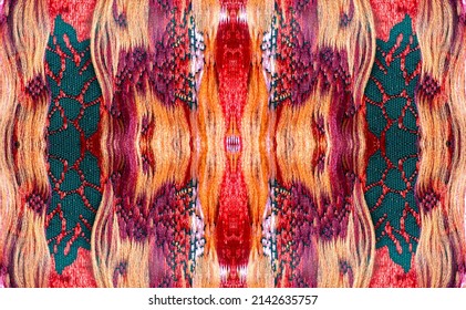Abstract plexus of threads of different bright colors. existing in thought or as an idea but not having a physical or concrete existence.