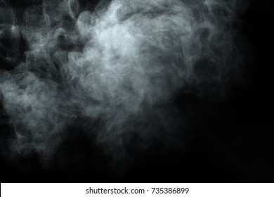 Abstract Powder Smoke Isolated On Black Stock Photo 735386899 ...