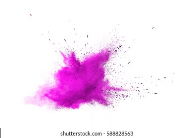 Colorful Dust Explode Paint Holi Stock Photo (Edit Now) 588828608