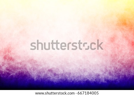 abstract powder splatted background,Freeze motion of color powder exploding/throwing color powder,color glitter texture on black background  