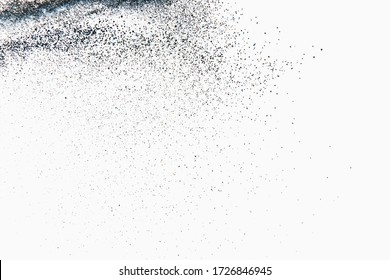 abstract powder splatted on white background,Freeze motion of color powder exploding/throwing color powder, multicolored glitter texture.
