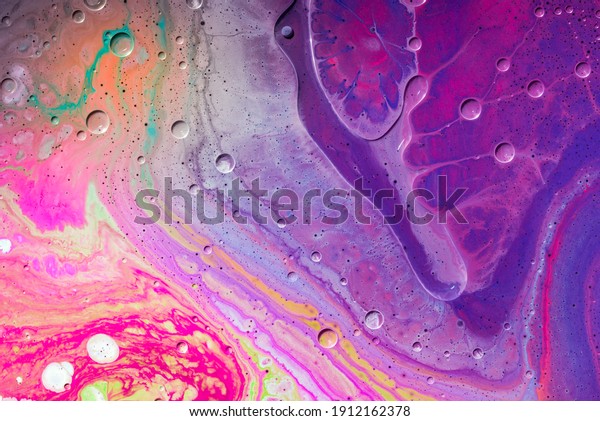 Abstract Purple Acrylic pour Liquid marble
surfaces Design.