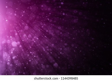 Abstract Purple Bokeh Defocus Glitter Blur Background.