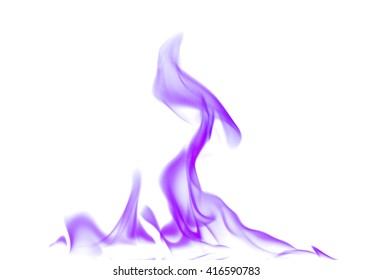 Abstract purple Fire.