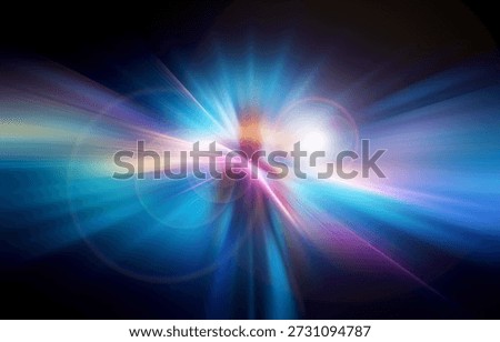 Abstract radial blur effect for background