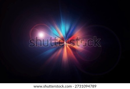 Abstract radial blur effect for background