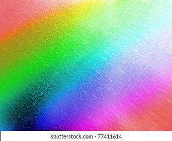 Abstract Rainbow Metal Background, Texture Closeup Details