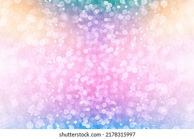 Abstract rainbow pink, blue, green color glitter sparkle background, happy birthday party invite, summer mermaid princess little girl texture, girly unicorn pony pattern or retro synthwave dance music - Powered by Shutterstock